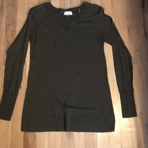 SOLD ✅Shrinking Violet Green Sweater